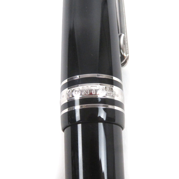 Great MONTBLANC fountain pen Meisterstück 145 Pix Classic Platinum Line Cap type