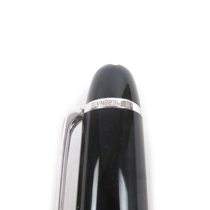 Great MONTBLANC fountain pen Meisterstück 145 Pix Classic Platinum Line Cap type