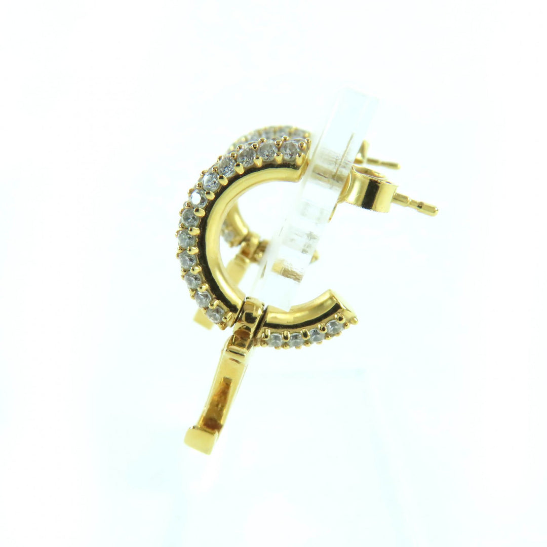 Great LOUIS VUITTON Pierce Pierce Hoops - LV Iconic gold metal Women M01732