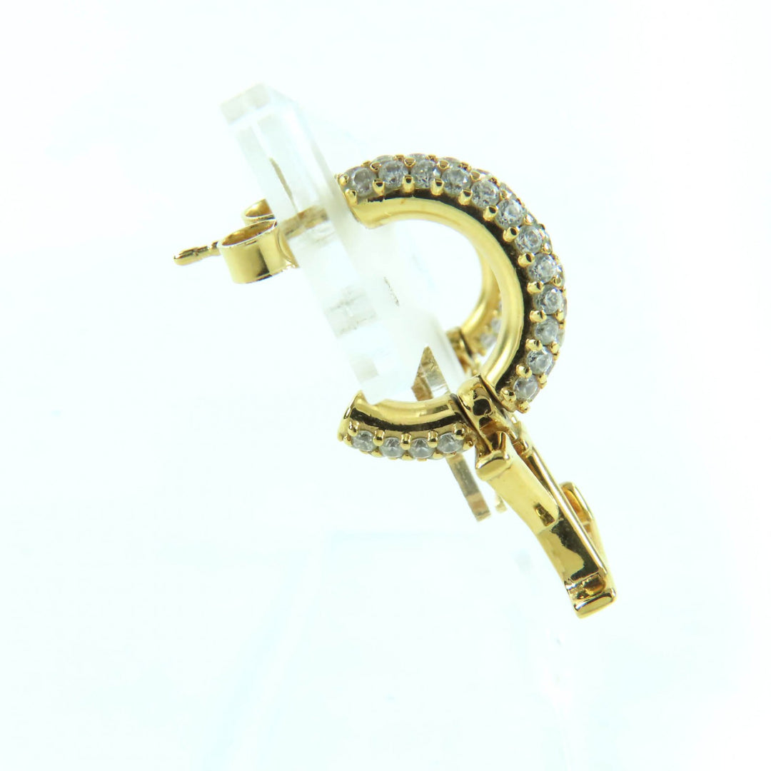 Great LOUIS VUITTON Pierce Pierce Hoops - LV Iconic gold metal Women M01732