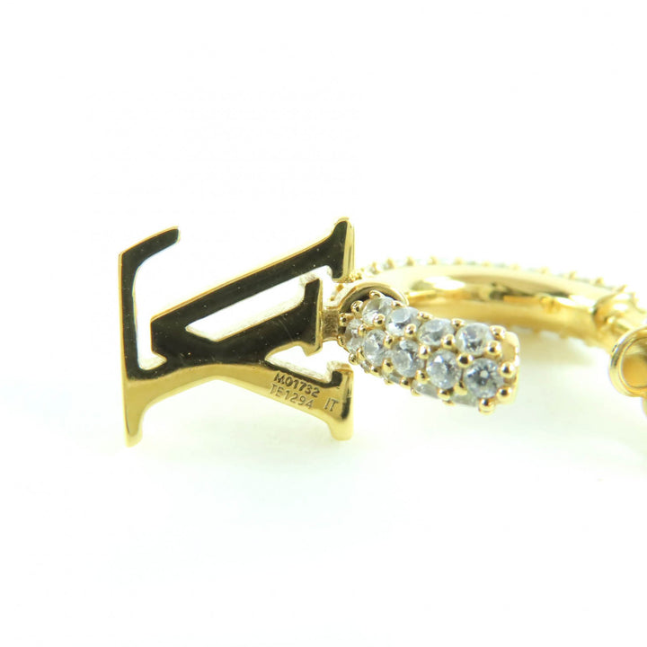 Great LOUIS VUITTON Pierce Pierce Hoops - LV Iconic gold metal Women M01732