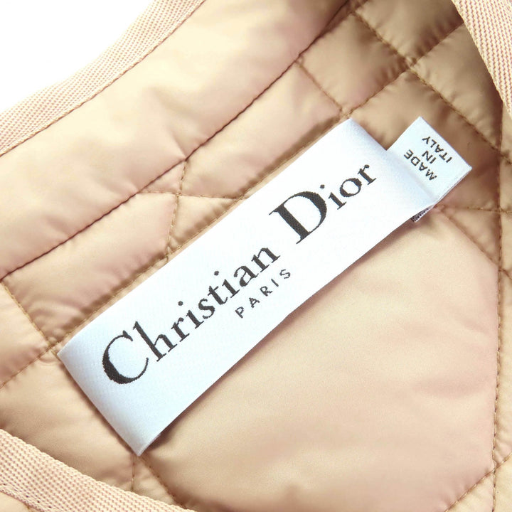 良品 Christian Dior ジャケット カナージュ ロゴ刺繍 キルティング 38 327C31A2827