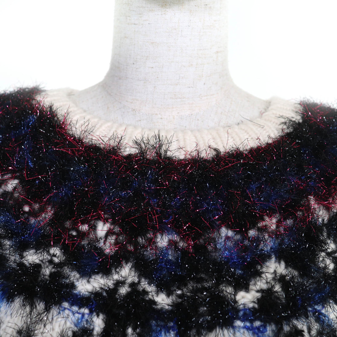 素晴らしい CHANEL 半袖ニット マルチポリアミド レディース 38 P71554