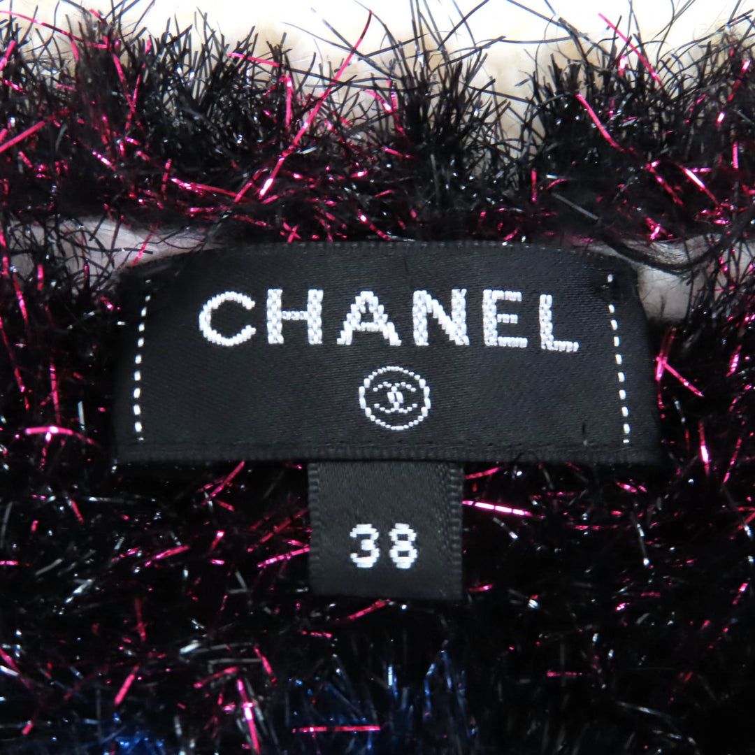 素晴らしい CHANEL 半袖ニット マルチポリアミド レディース 38 P71554
