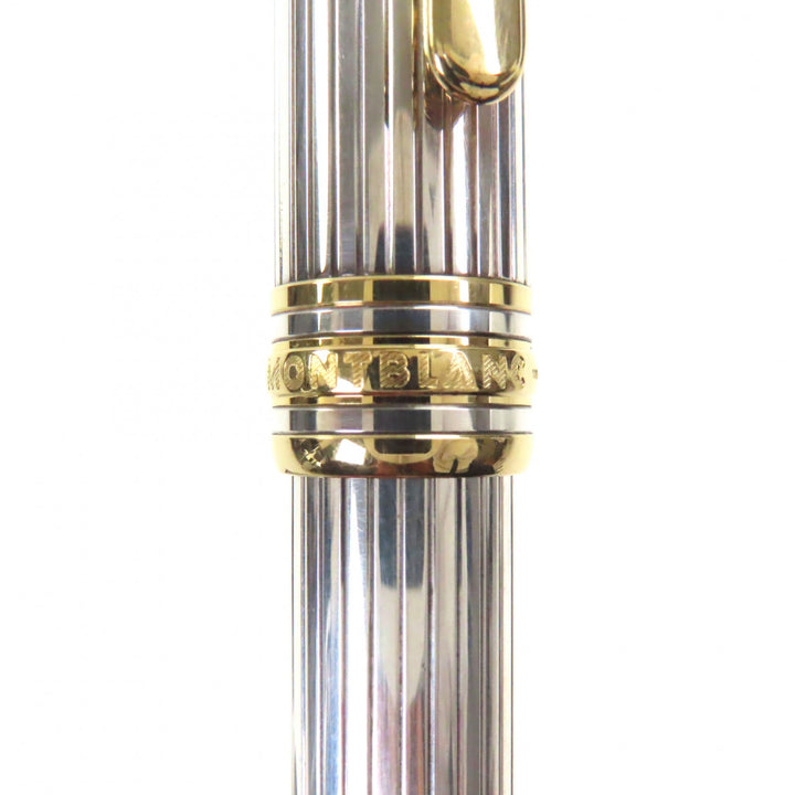 モンブラン 万年筆 ソリティア ホワイトスター シルバー ゴールド 18K メンズ