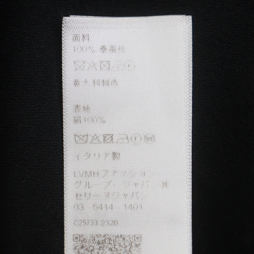 Excellent CELINE Long sleeve shirt black silk mens 37 2C15A805V
