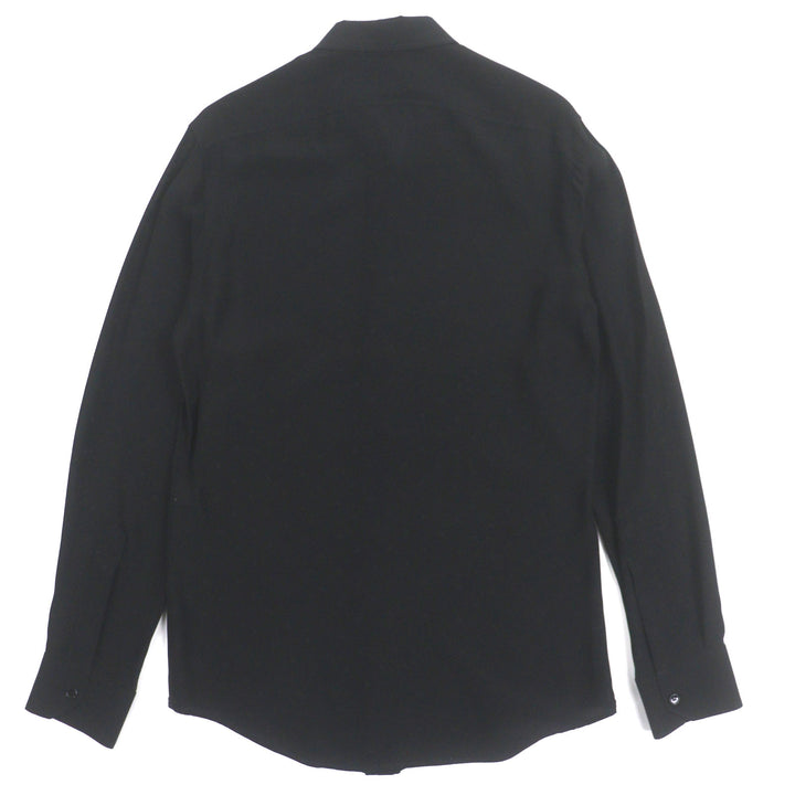Excellent CELINE Long sleeve shirt black silk mens 37 2C15A805V