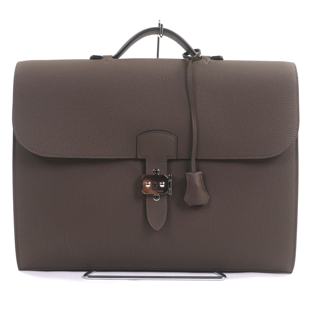 新品 HERMES ブリーフケース サックアデペッシュ38 トゴレザー メンズ