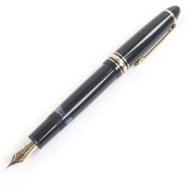 Very Good MONTBLANC fountain pen Meisterstück 146 Black gold 14K mens