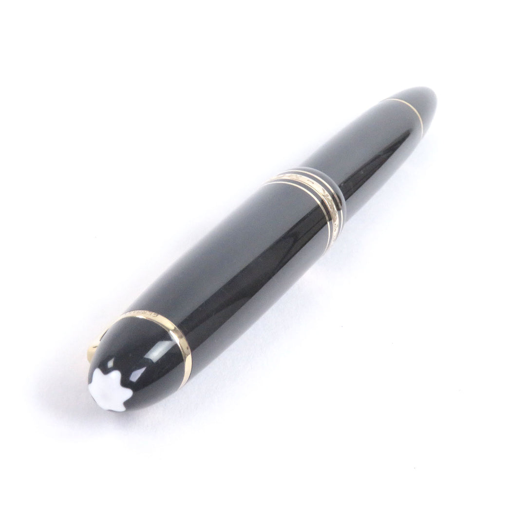 Very Good MONTBLANC fountain pen Meisterstück 146 Black gold 14K mens