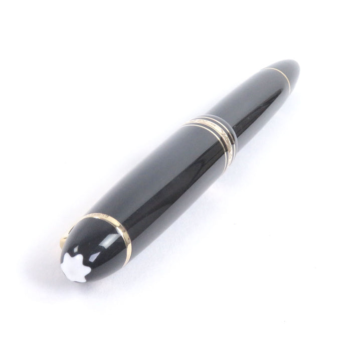 Very Good MONTBLANC fountain pen Meisterstück 146 Black gold 14K mens