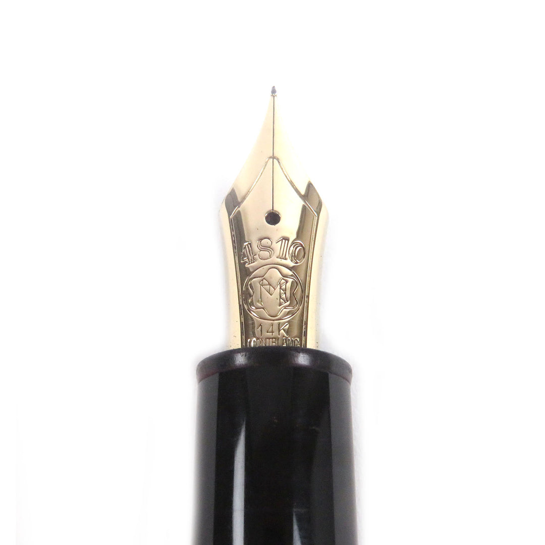 Very Good MONTBLANC fountain pen Meisterstück 146 Black gold 14K mens