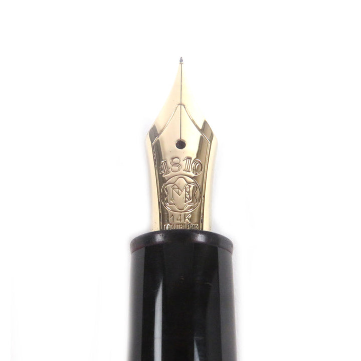 Very Good MONTBLANC fountain pen Meisterstück 146 Black gold 14K mens