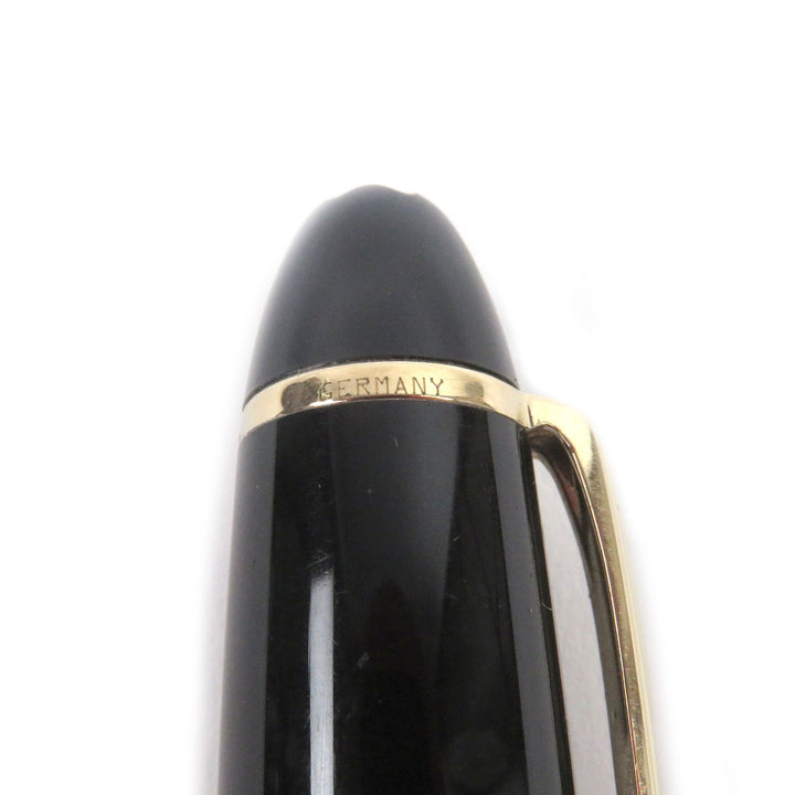 Very Good MONTBLANC fountain pen Meisterstück 146 Black gold 14K mens
