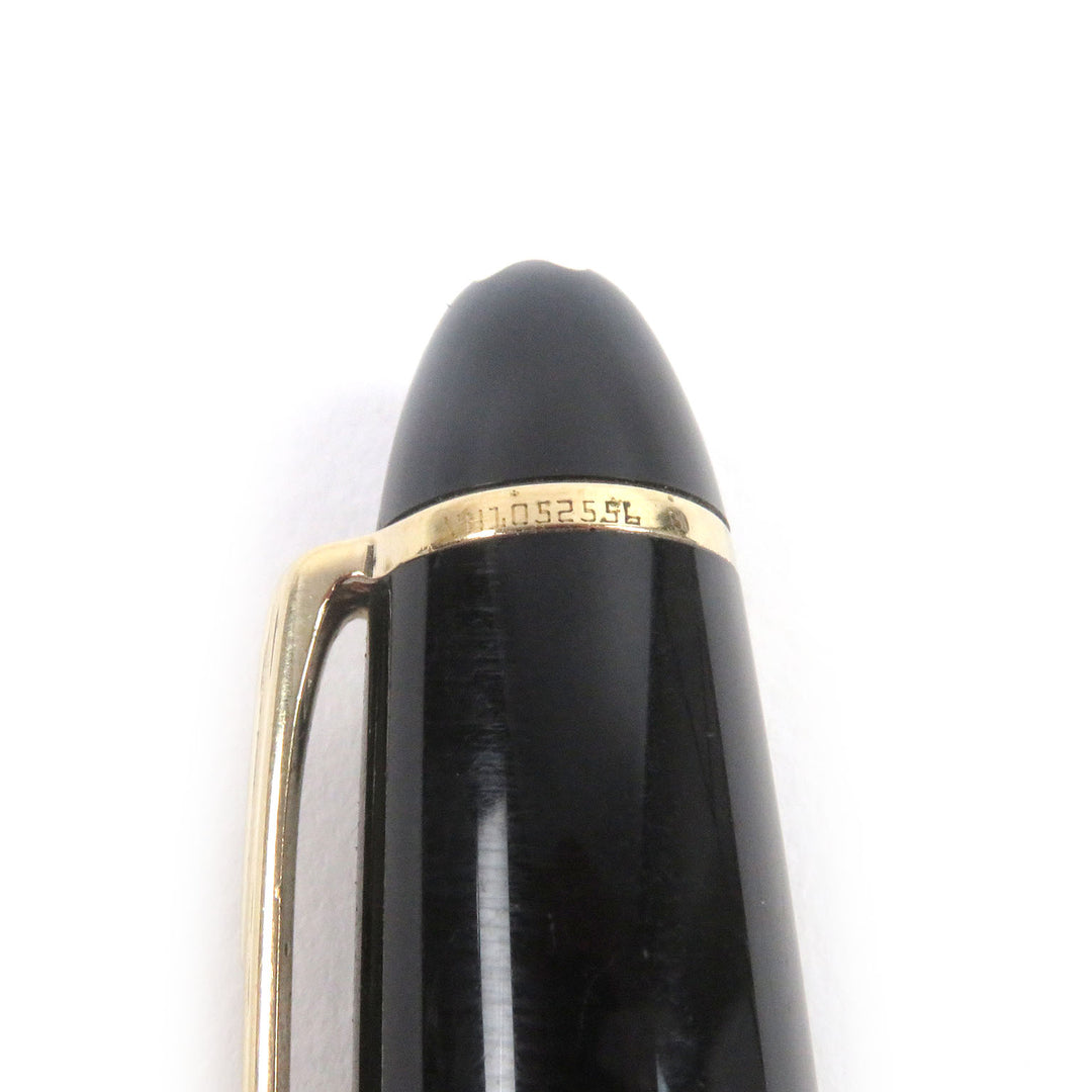 Very Good MONTBLANC fountain pen Meisterstück 146 Black gold 14K mens