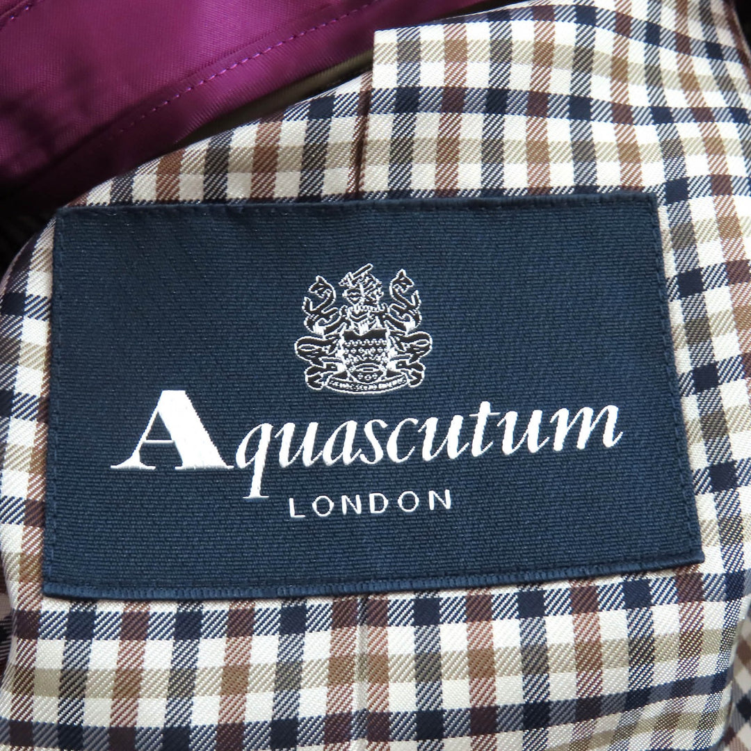 素晴らしい Aquascutum LONDON トレンチコート ロゴボタンライナー シングルトレンチコート 8