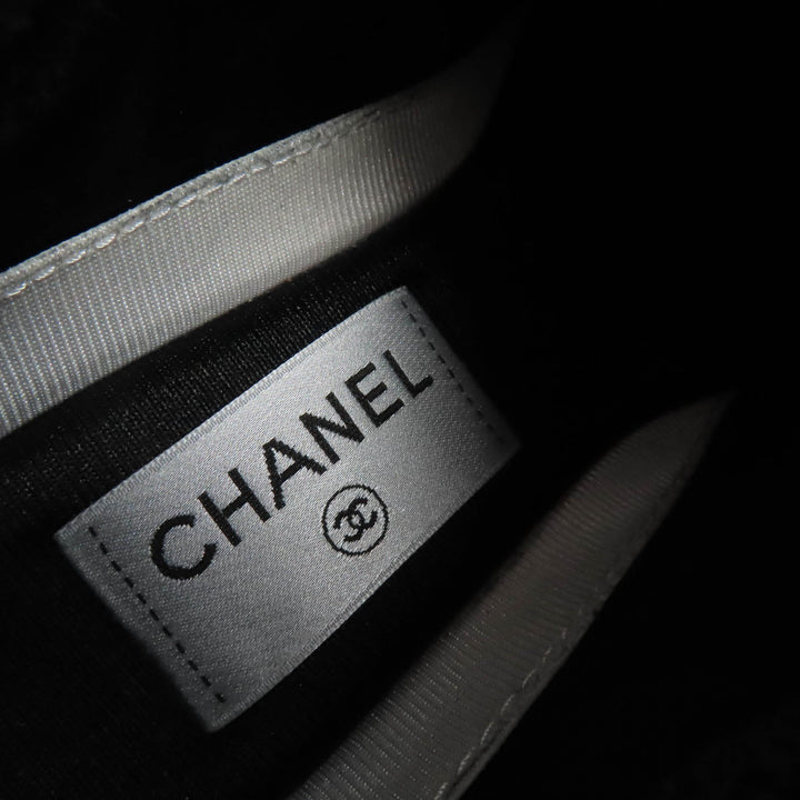 素晴らしい CHANEL ローカット スニーカー COCO Mark ブラック スエード レザー 36 G34360