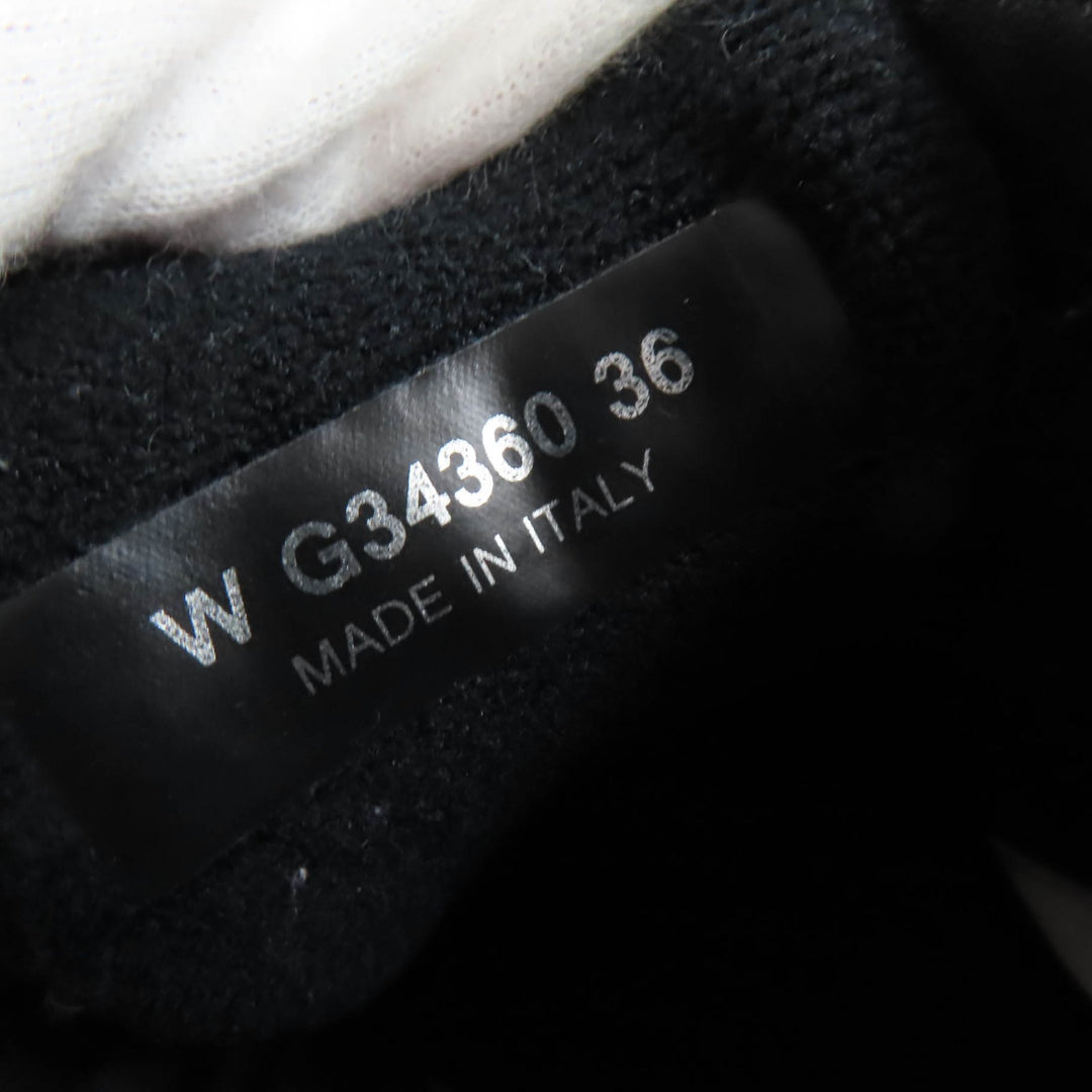 素晴らしい CHANEL ローカット スニーカー COCO Mark ブラック スエード レザー 36 G34360