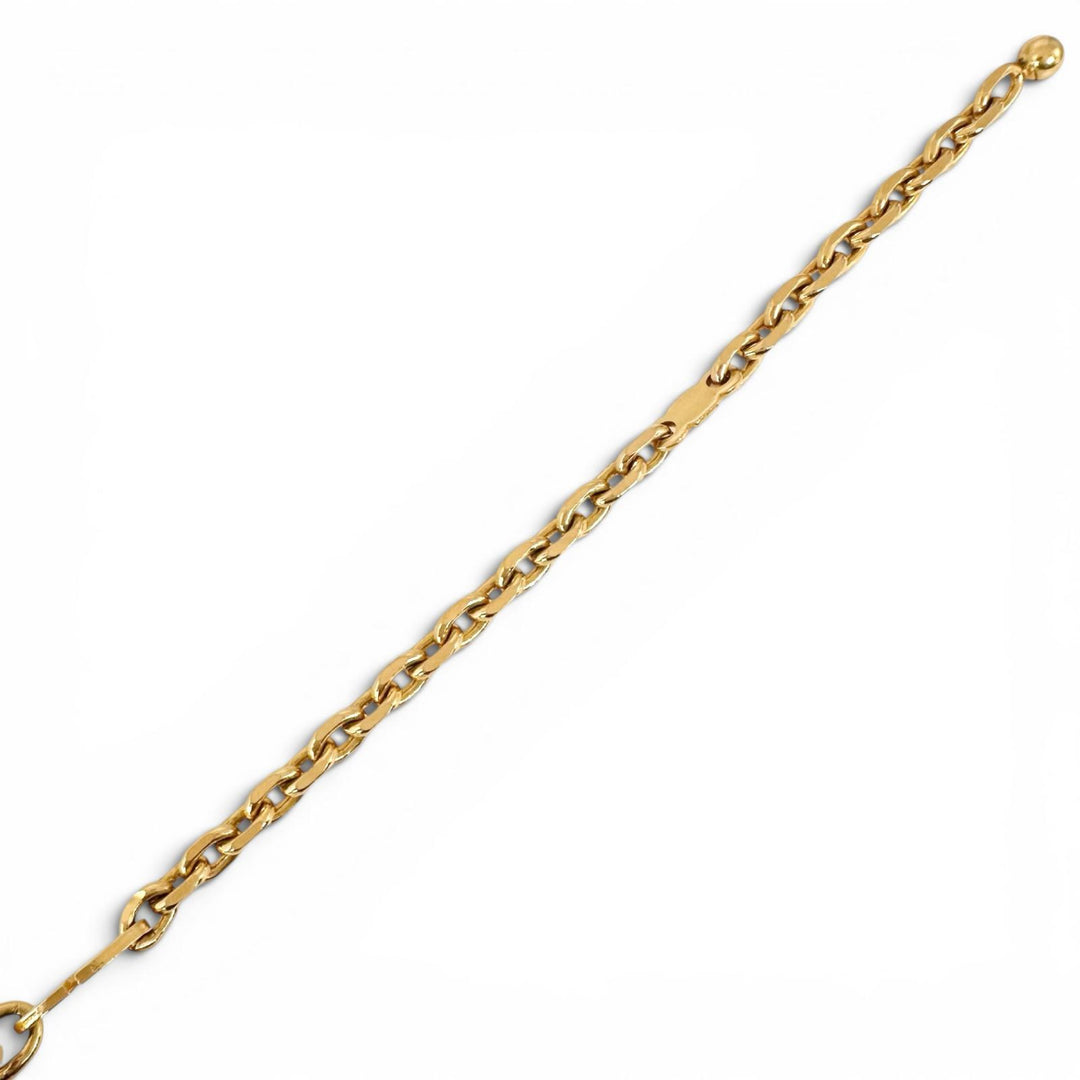 Great HERMES strap FILOU H logo glove holder gold Women