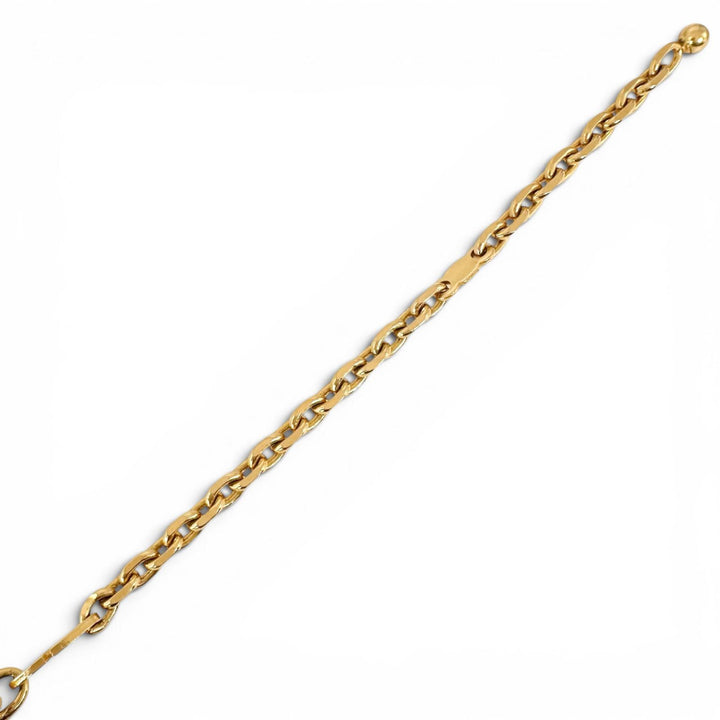 Great HERMES strap FILOU H logo glove holder gold Women
