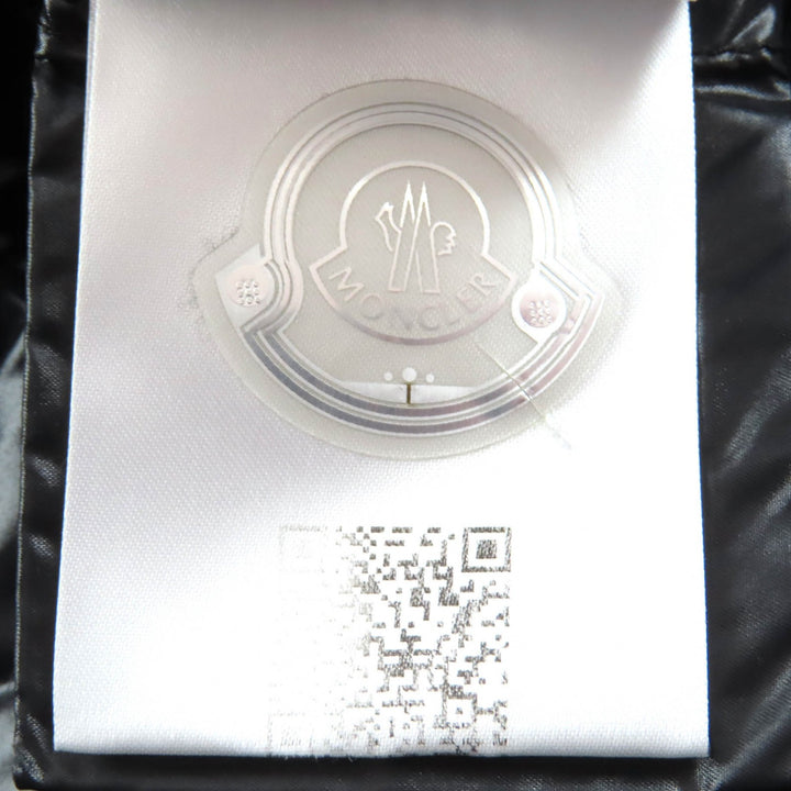 素晴らしい MONCLER ダウンジャケット BADY Buddy ロゴパッチ フード付き ブラック ナイロン レディース 1