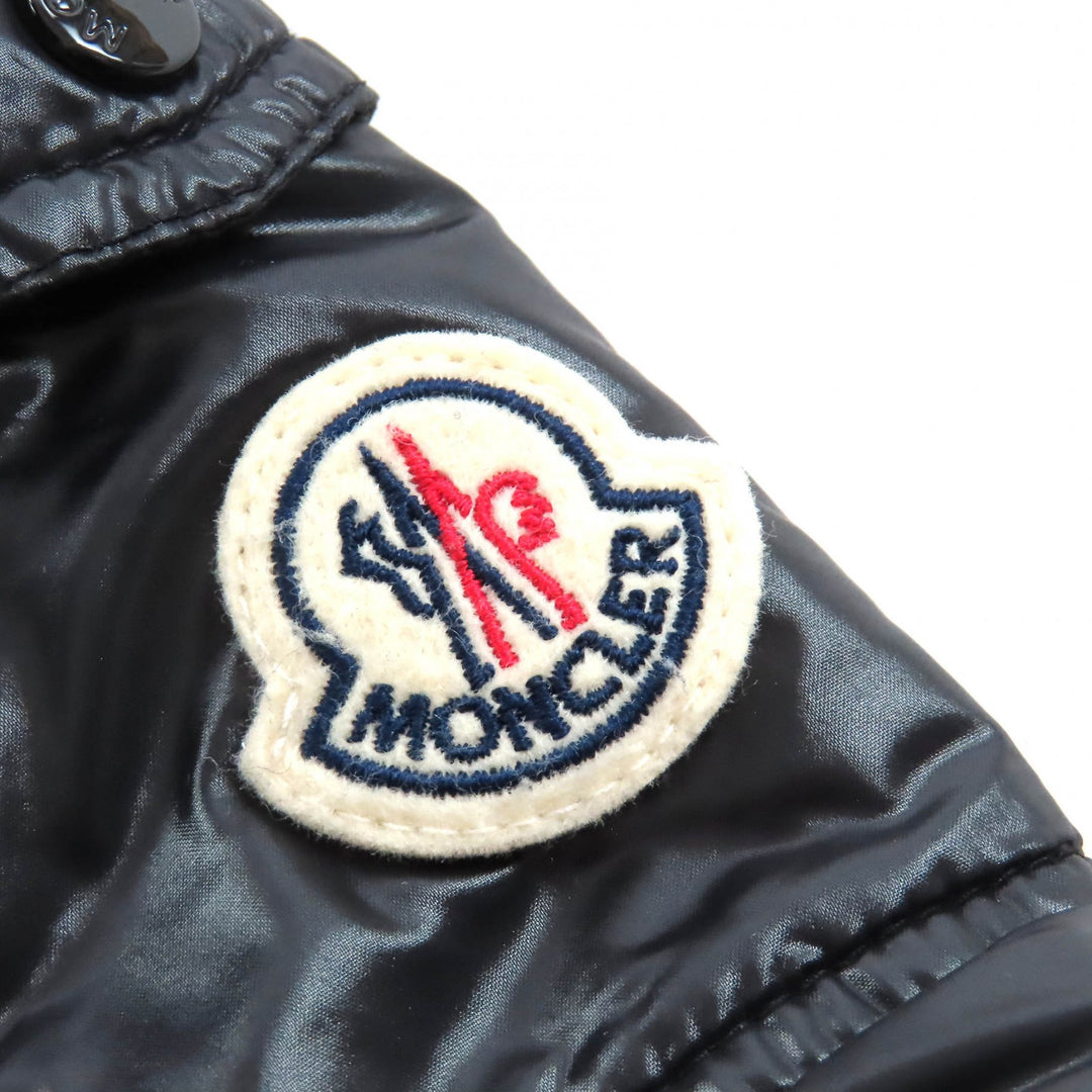 素晴らしい MONCLER ダウンジャケット BADY Buddy ロゴパッチ フード付き ブラック ナイロン レディース 1