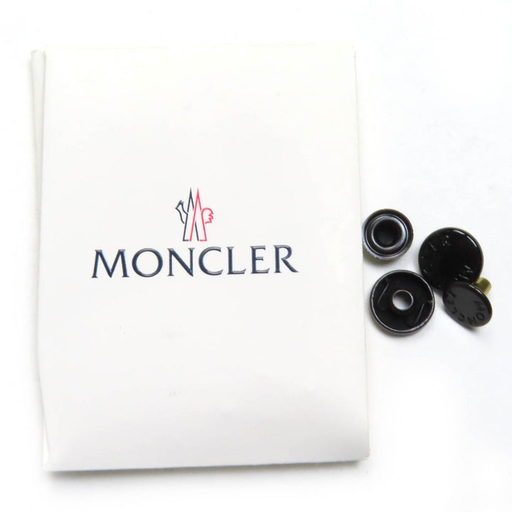 素晴らしい MONCLER ダウンジャケット BADY Buddy ロゴパッチ フード付き ブラック ナイロン レディース 1
