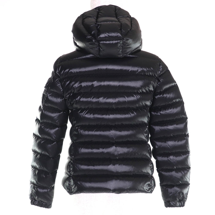 素晴らしい MONCLER ダウンジャケット BADY Buddy ロゴパッチ フード付き ブラック ナイロン レディース 1