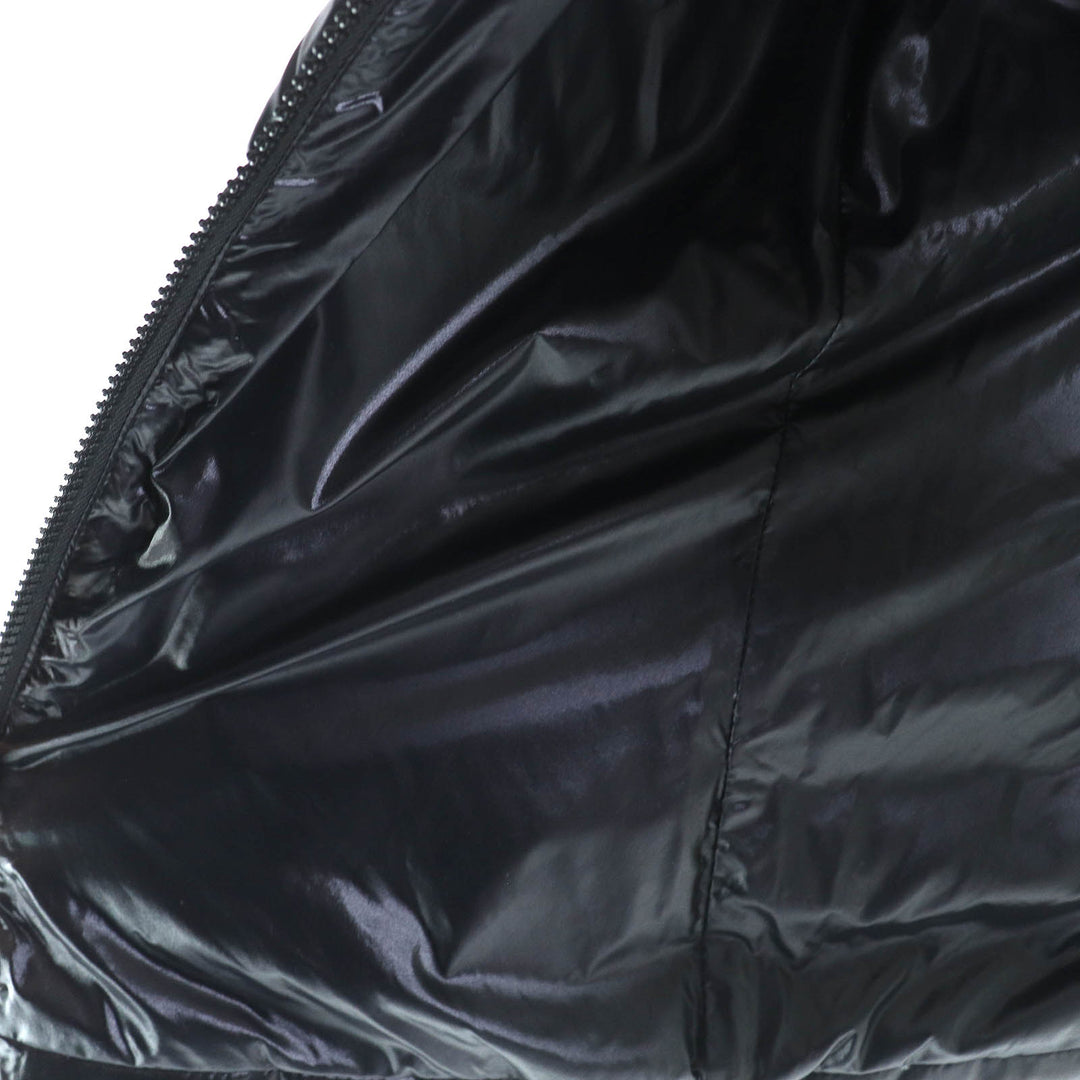 素晴らしい MONCLER ダウンジャケット BADY Buddy ロゴパッチ フード付き ブラック ナイロン レディース 1