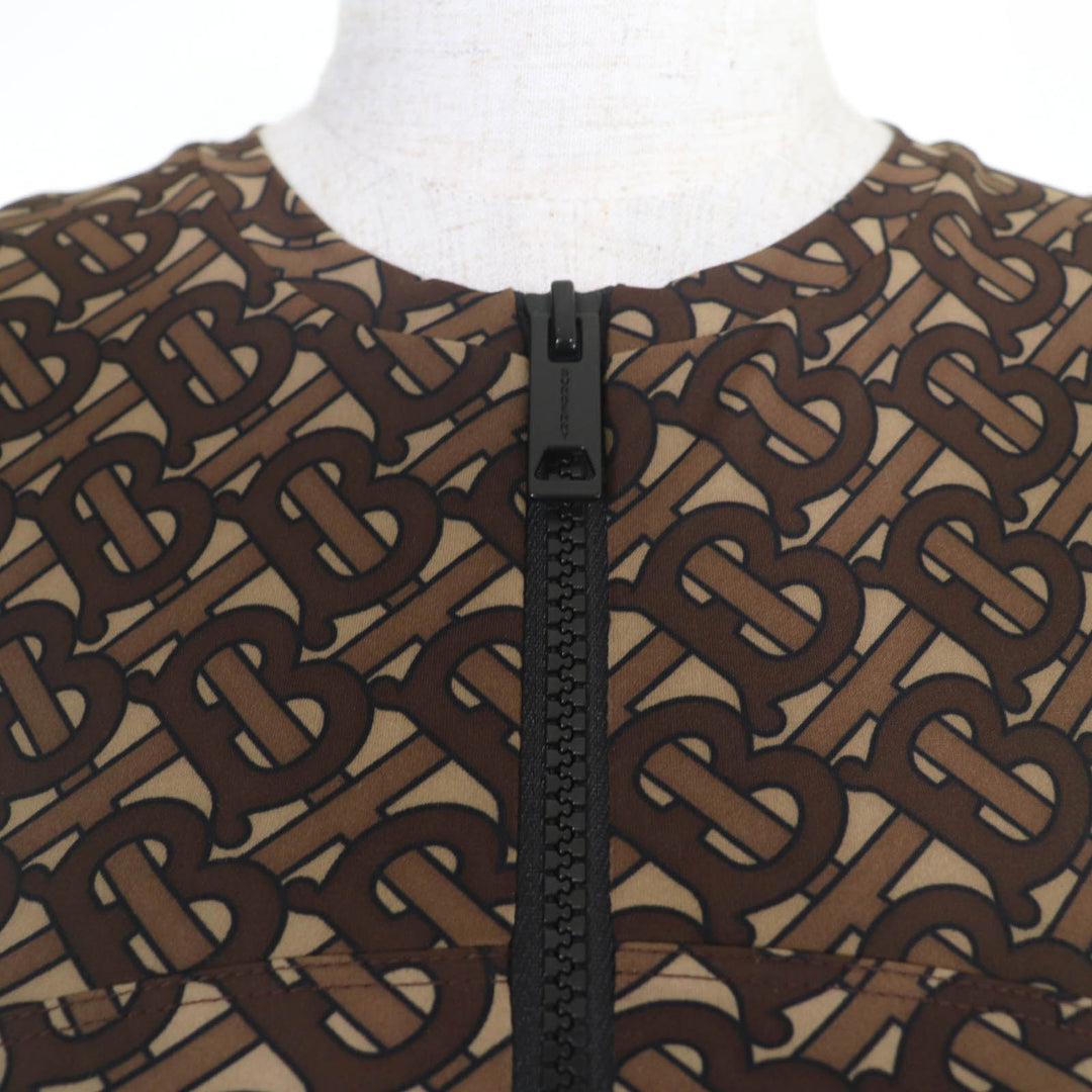 Excellent BURBERRY tops TB Monogram Tisci-era Cropped Brown Women XS 8030489
