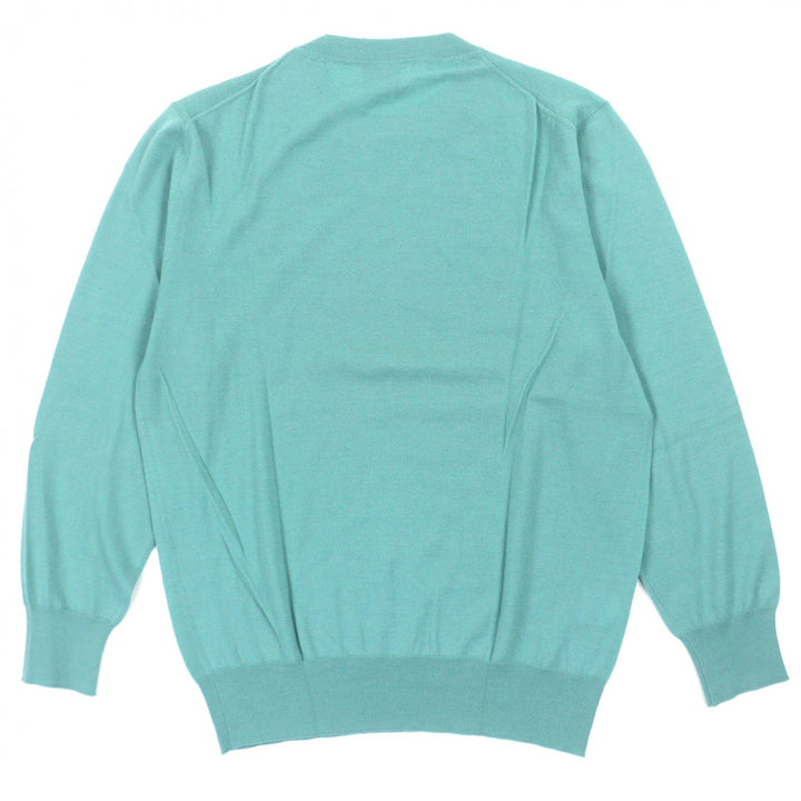 素晴らしいHERMESセーター エメラルドグリーン カシミア メンズ XS