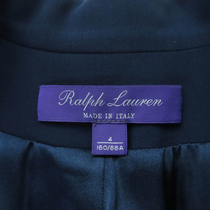 Great RALPH LAURENPURPLE LABEL tailored jacket Navy wool Women 4