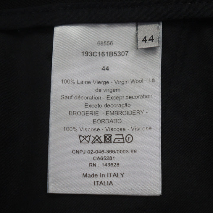 DIOR KENNY SCHARF ショートパンツ ブラック ウール メンズ 44 193C161B5307 美品