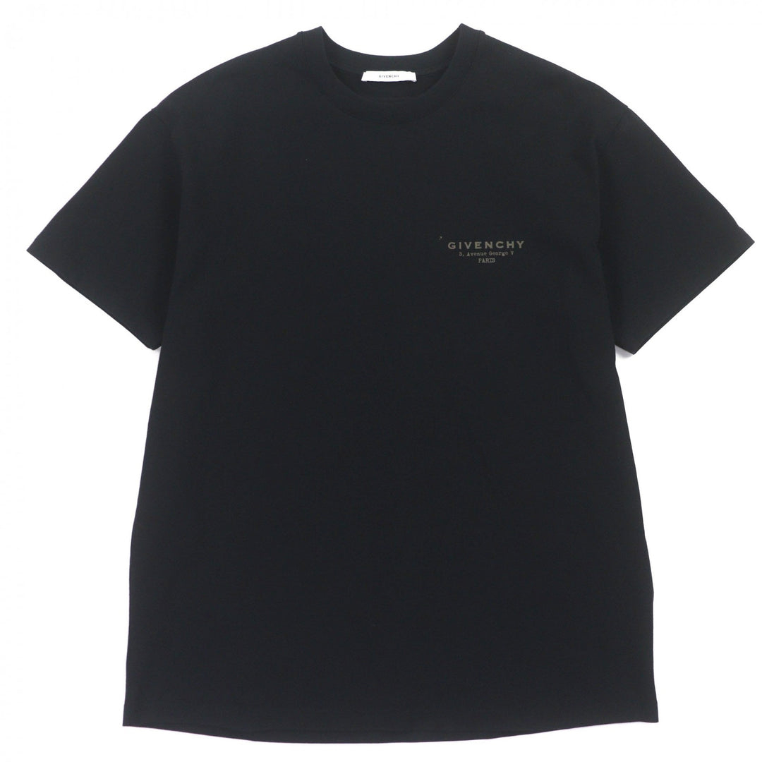 素晴らしい GIVENCHY 半袖Tシャツ ブラック コットン メンズ S BM71NK3YRV