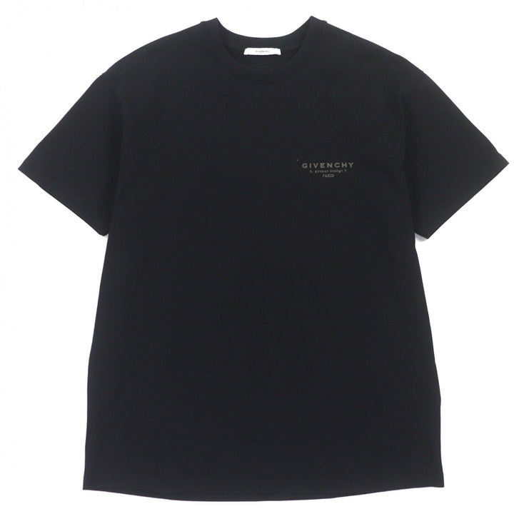 素晴らしい GIVENCHY 半袖Tシャツ ブラック コットン メンズ S BM71NK3YRV