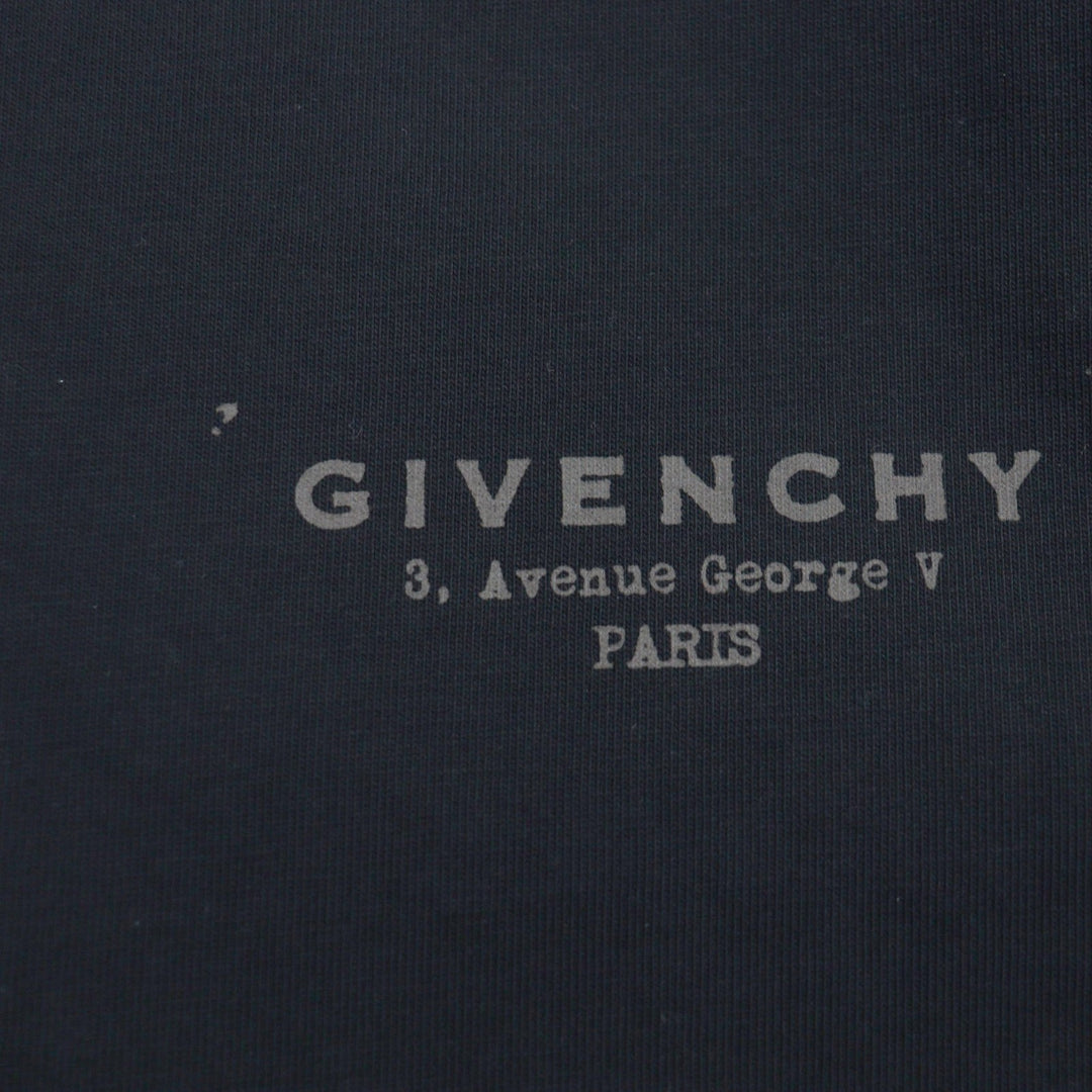 素晴らしい GIVENCHY 半袖Tシャツ ブラック コットン メンズ S BM71NK3YRV