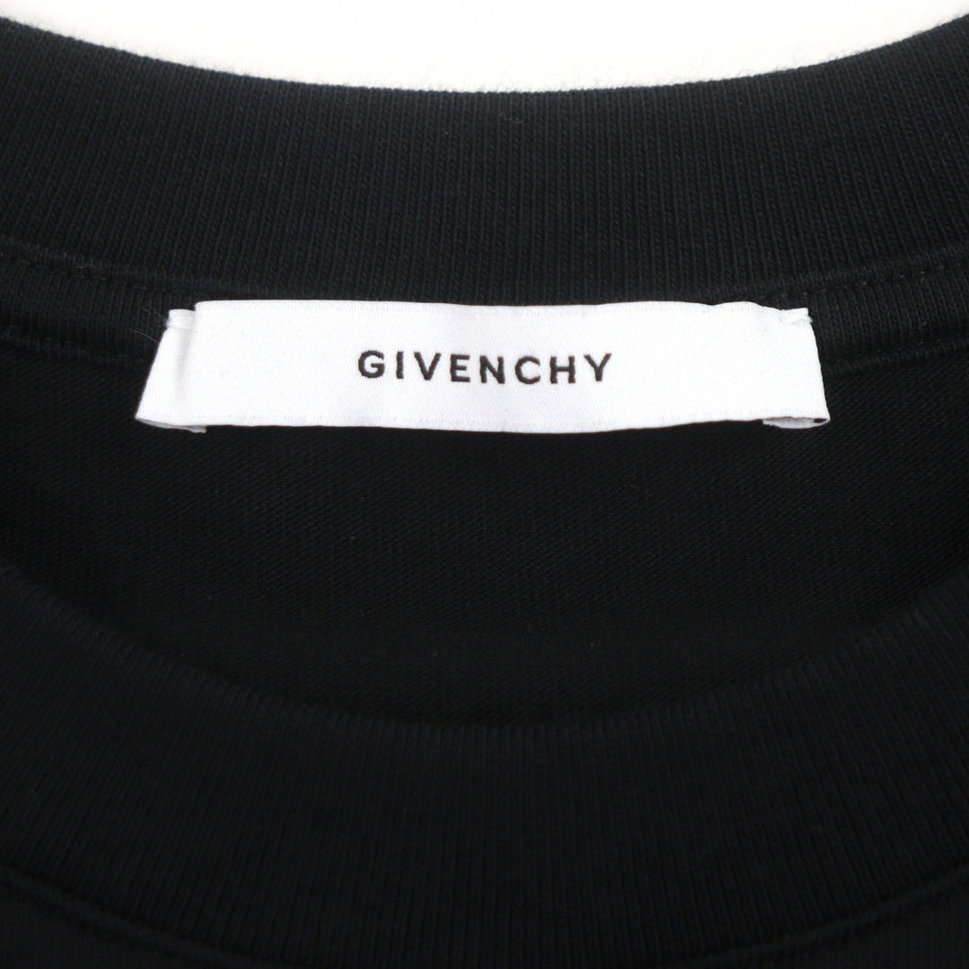 素晴らしい GIVENCHY 半袖Tシャツ ブラック コットン メンズ S BM71NK3YRV