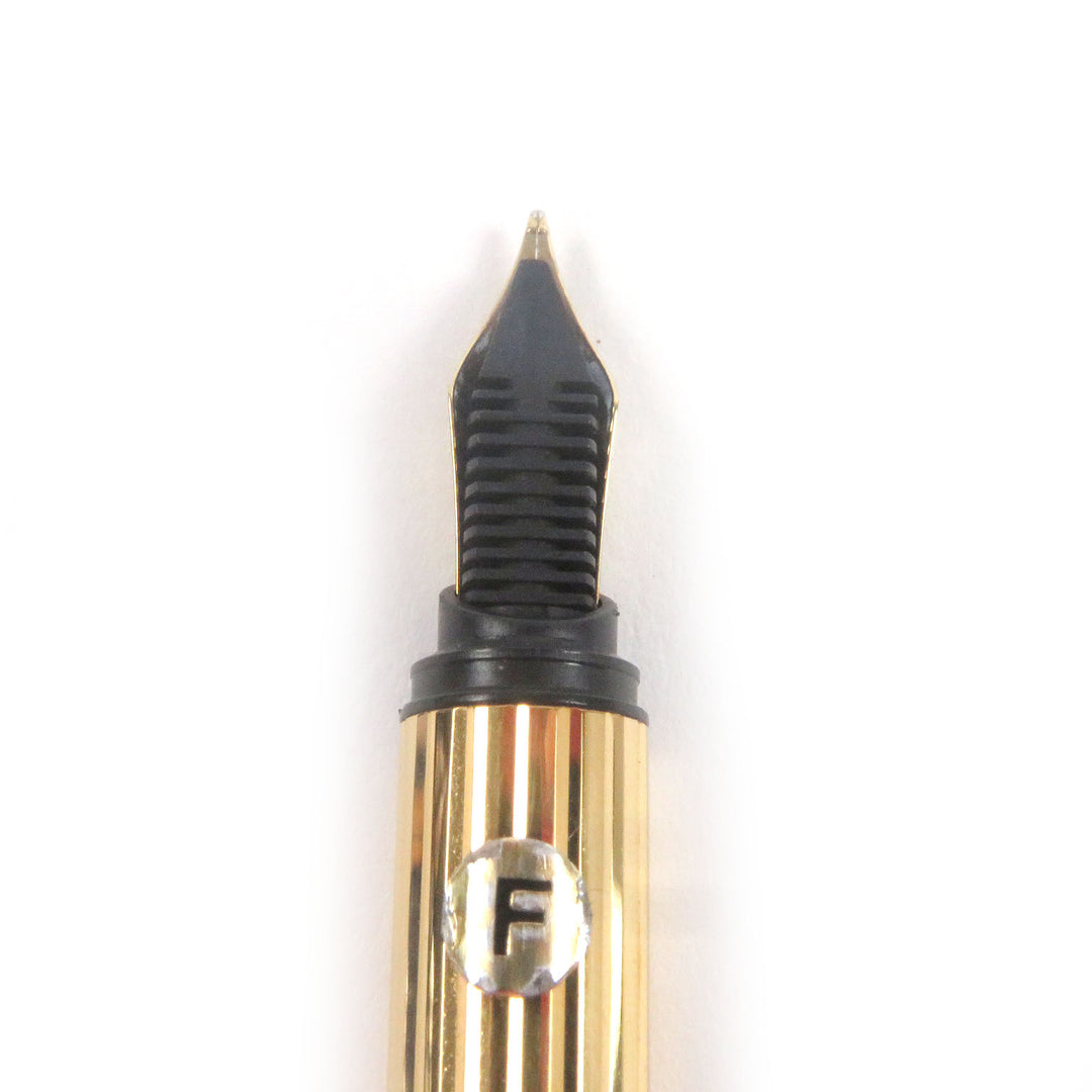 カルティエ 万年筆 トリニティ キャップタイプ ブラックゴールド 18K メンズ