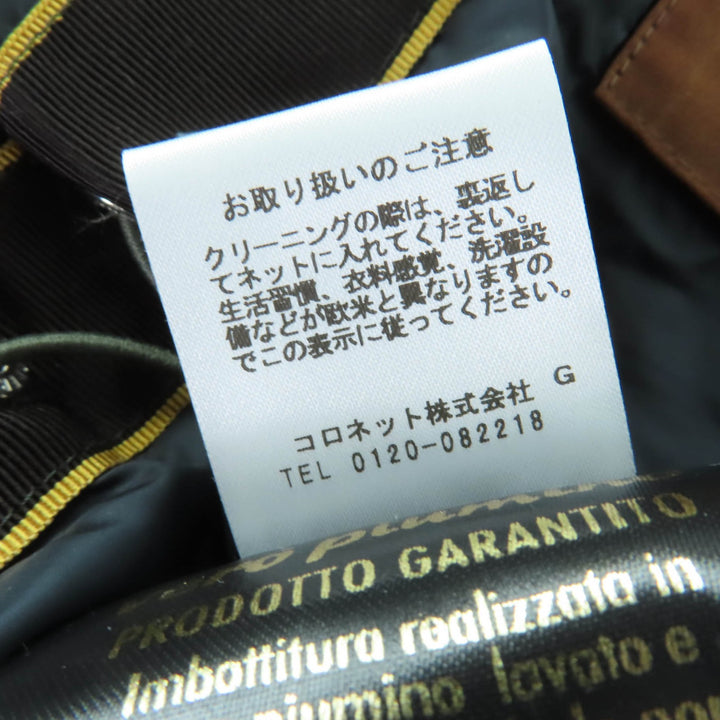 素晴らしいMOORERダウンベストFUENTE-PXフード付きジップアップカーキポリエステルレディース40