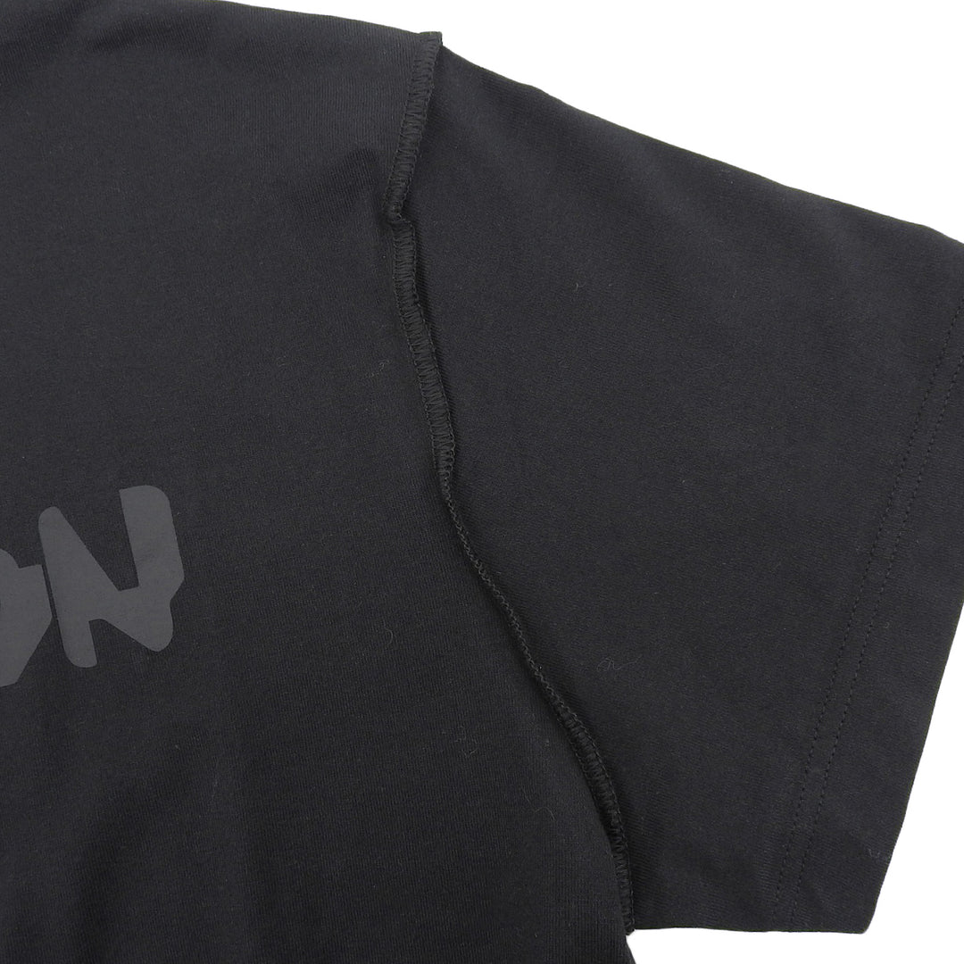 Pristine LOUIS VUITTON Short sleeve T-shirt black cotton mens XS