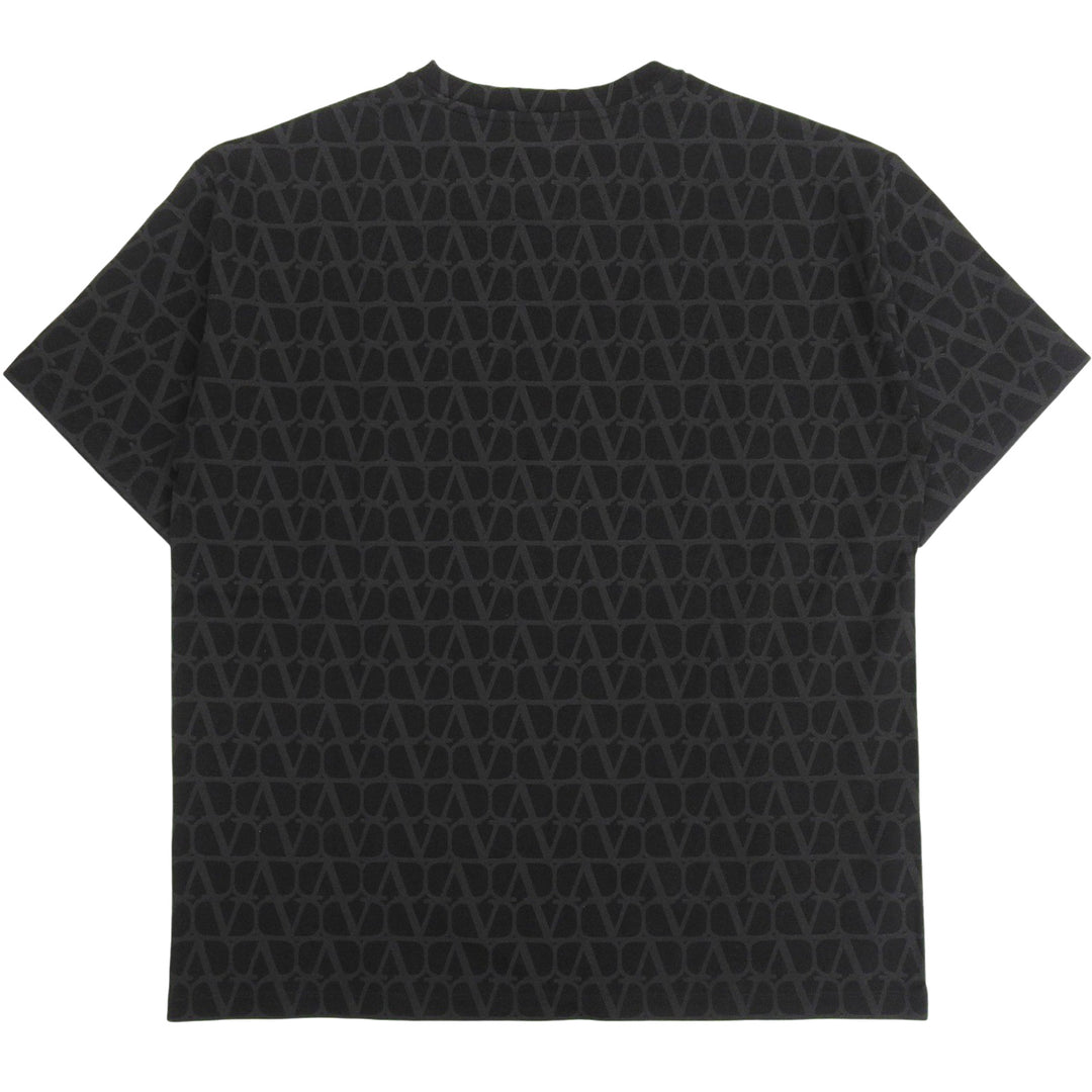 Excellent Valentino Short sleeve T-shirt black cotton mens M 4V3MG14Y9KC