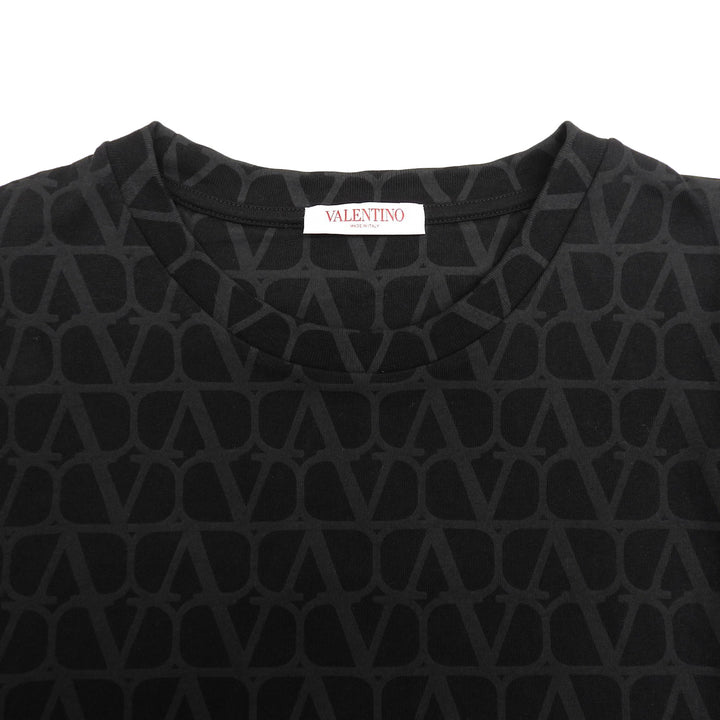 Excellent Valentino Short sleeve T-shirt black cotton mens M 4V3MG14Y9KC