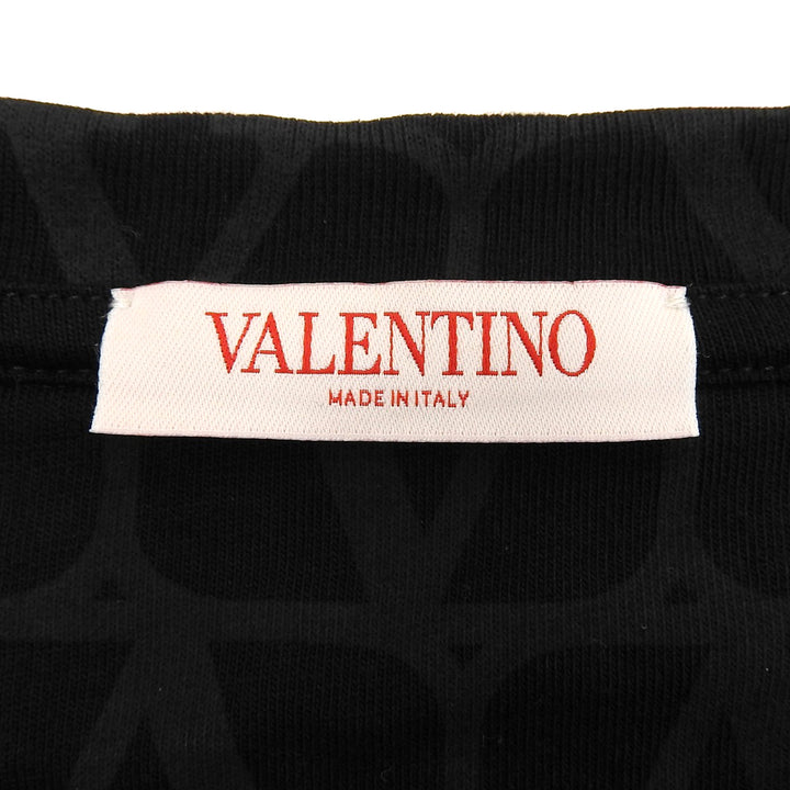 Excellent Valentino Short sleeve T-shirt black cotton mens M 4V3MG14Y9KC