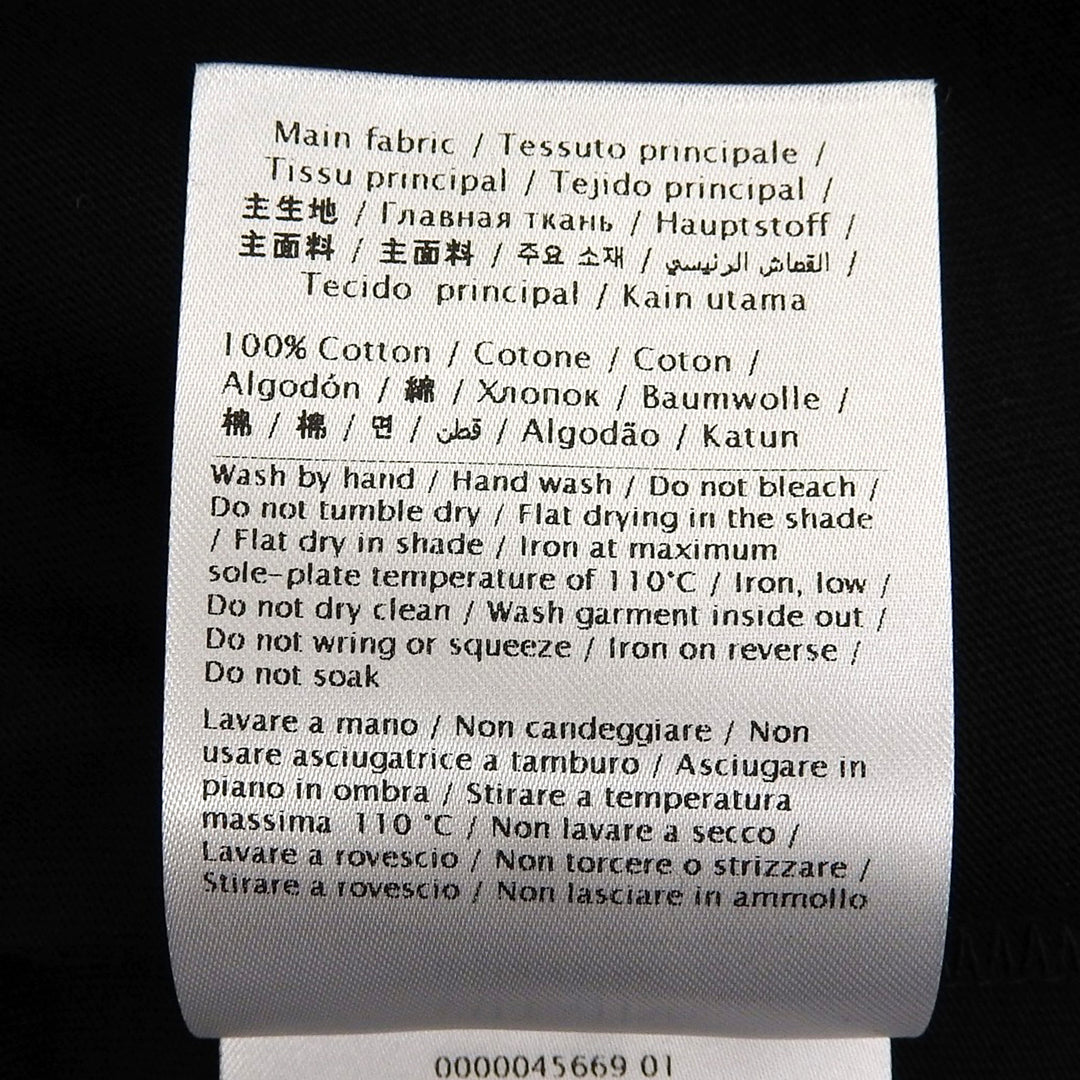 Excellent Valentino Short sleeve T-shirt black cotton mens M 4V3MG14Y9KC