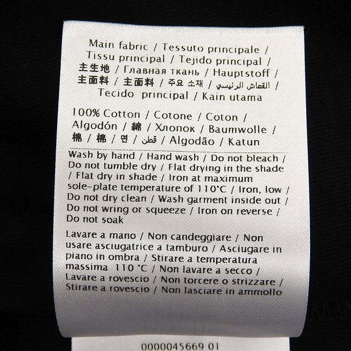 Excellent Valentino Short sleeve T-shirt black cotton mens M 4V3MG14Y9KC