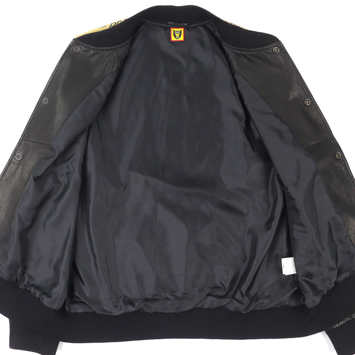HUMAN MADE ブルゾン LEATHER TRACK JACKET L HM27JK020 エクセレント