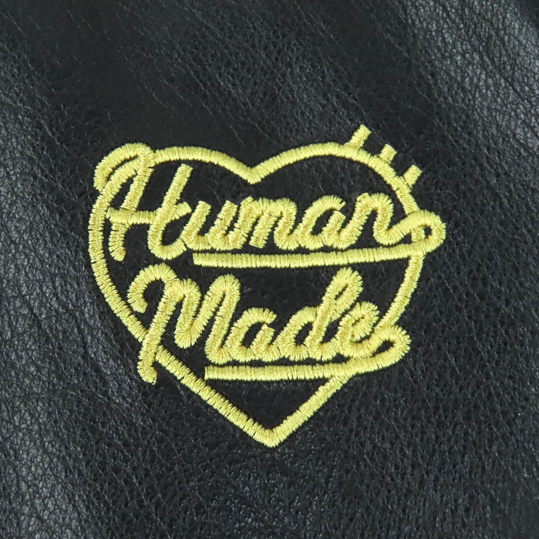 HUMAN MADE ブルゾン LEATHER TRACK JACKET L HM27JK020 エクセレント