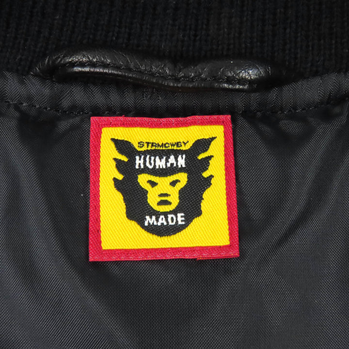 HUMAN MADE ブルゾン LEATHER TRACK JACKET L HM27JK020 エクセレント