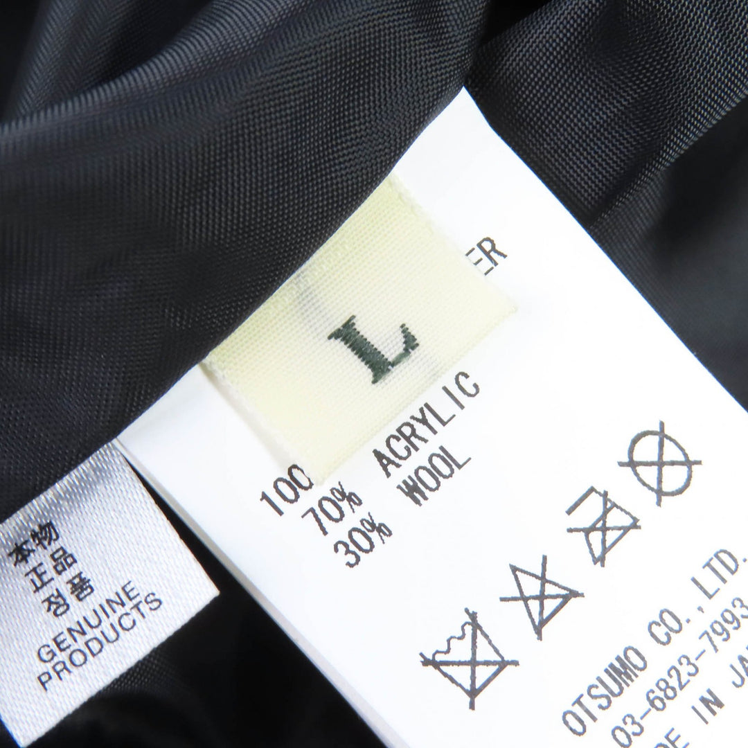 HUMAN MADE ブルゾン LEATHER TRACK JACKET L HM27JK020 エクセレント