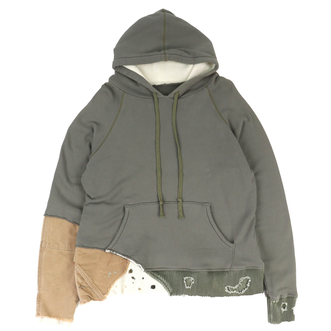 グレッグ・ローレンの素晴らしいフーディーFRAGMENT HOODIEダメージ加工と再構築3
